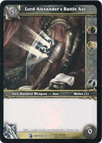 Lord Alexander’s Battle Axe - WoW Single