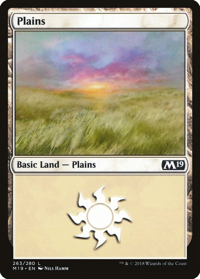 Plains (263) (263) [M19] - MTG Single