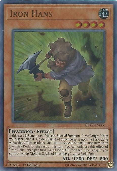 Iron Hans (6) (BLRR) - YuGiOh Single