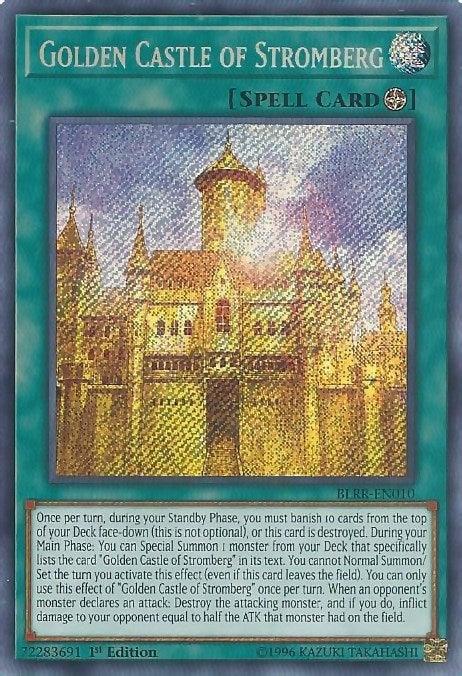Golden Castle of Stromberg (10) (BLRR) - YuGiOh Single