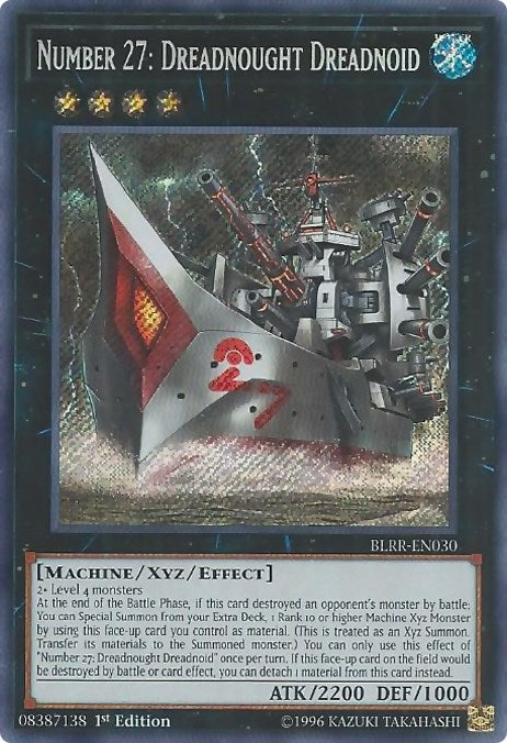 Number 27: Dreadnought Dreadnoid (30) (BLRR) - YuGiOh Single