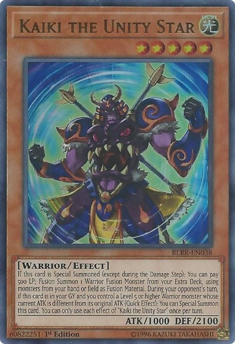 Kaiki the Unity Star (38) (BLRR) - YuGiOh Single