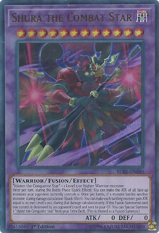 Shura the Combat Star (40) (BLRR) - YuGiOh Single