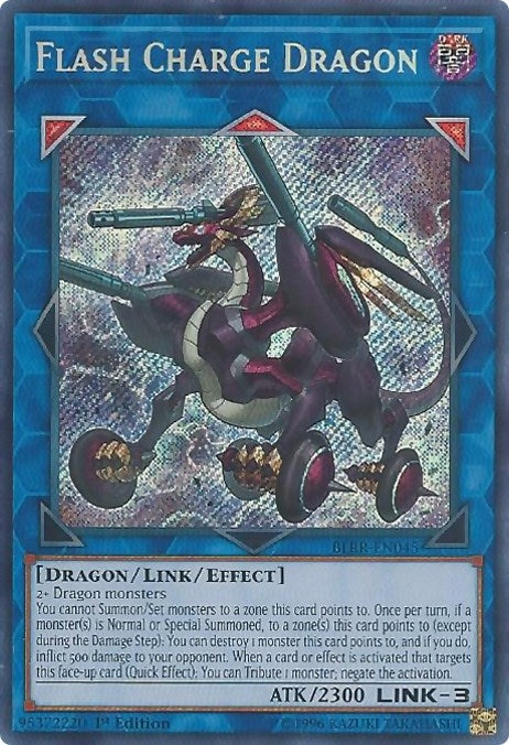 Flash Charge Dragon (45) (BLRR) - YuGiOh Single