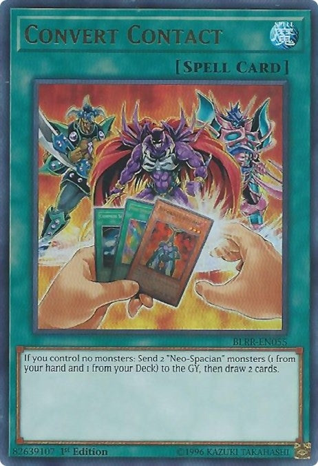 Convert Contact (55) (BLRR) - YuGiOh Single