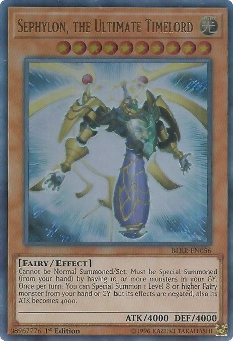 Sephylon the Ultimate Timelord (56) (BLRR) - YuGiOh Single