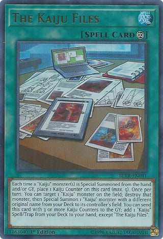 The Kaiju Files (91) (BLRR) - YuGiOh Single