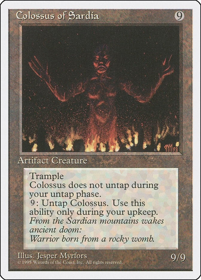 Colossus of Sardia [4ED] - MTG Single
