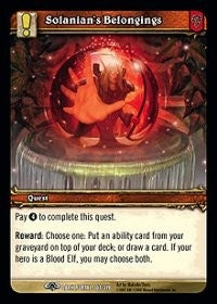 Solanian’s Belongings - WoW Single