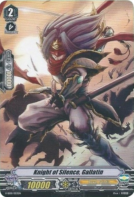 Knight of Silence Gallatin (MB version) (1003) [VPR] - Cardfight Vanguard Single