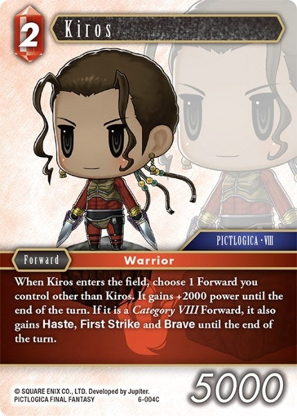 Kiros (6) [OP6] - Final Fantasy TCG Single