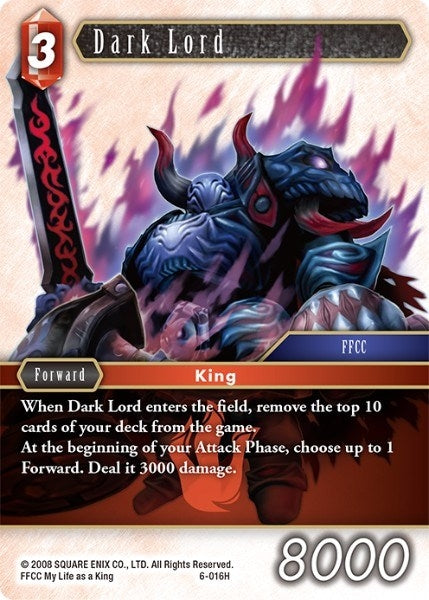 Dark Lord (6) [OP6] - Final Fantasy TCG Single