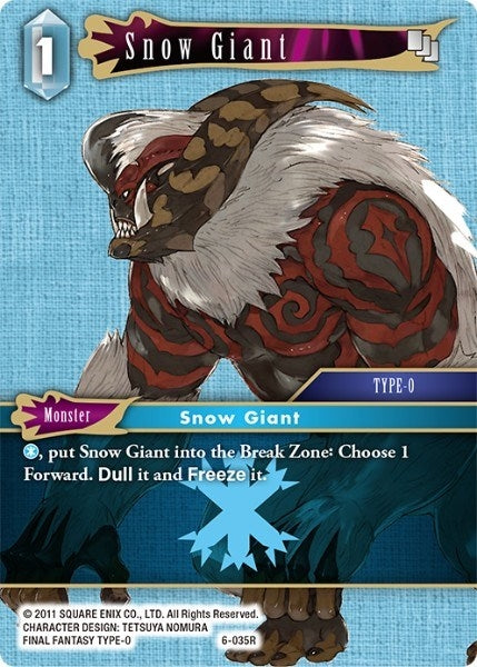 Snow Giant (6) [OP6] - Final Fantasy TCG Single