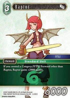 Raptor (6) [OP6] - Final Fantasy TCG Single