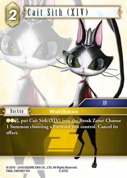 Cait Sith (XIV) (6) [OP6] - Final Fantasy TCG Single