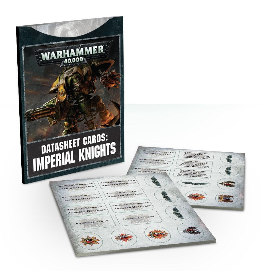 Warhammer 40K: Datasheet Cards - Imperial Knights [ACCS] - Warhammer Game Accessories Sealed