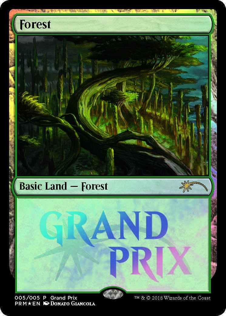 Forest (5) [GPP] - MTG Single