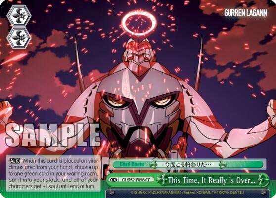 This Time It Really Is Over... (52058) [GL/S52] - Weiss Schwarz Single