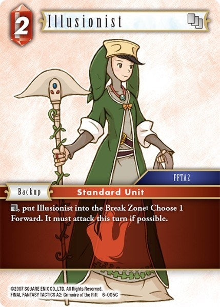 Illusionist (6) [OP6] - Final Fantasy TCG Single