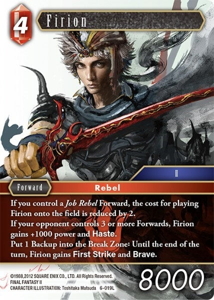 Firion (6) [OP6] - Final Fantasy TCG Single