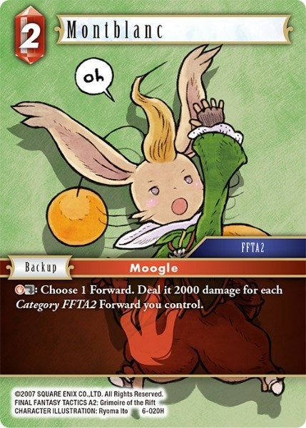 Montblanc (6) [OP6] - Final Fantasy TCG Single
