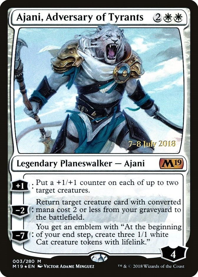Ajani Adversary of Tyrants (3) [PRE] - MTG Single