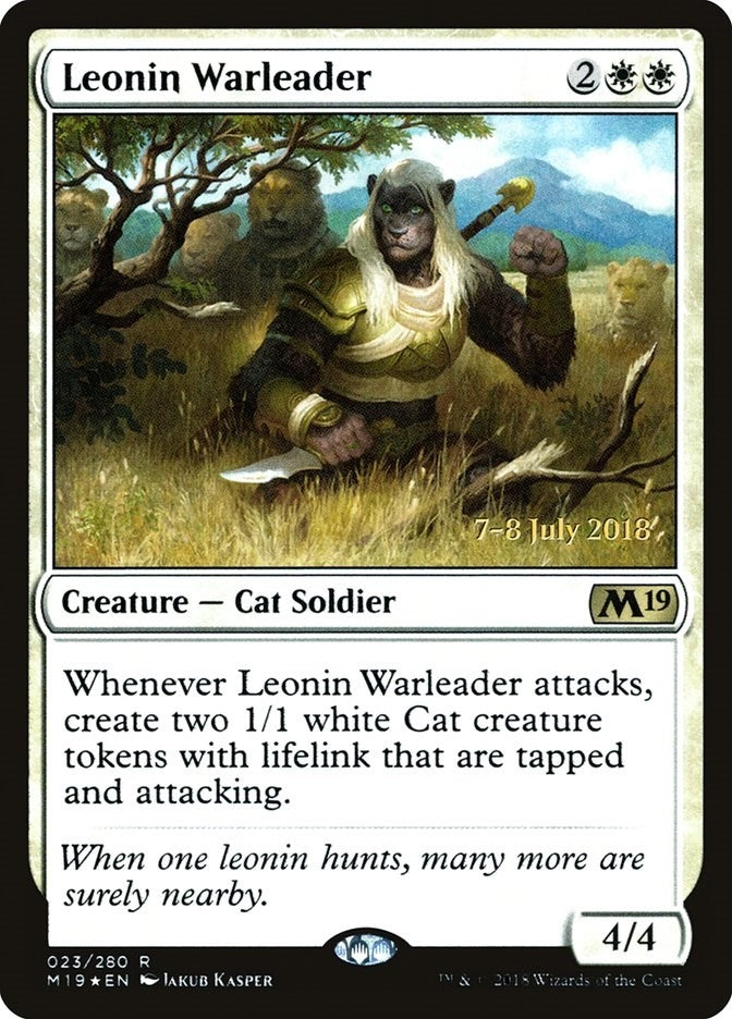 Leonin Warleader (23) [PRE] - MTG Single