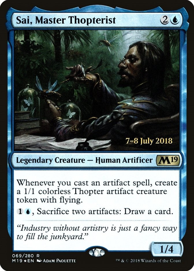Sai Master Thopterist (69) [PRE] - MTG Single