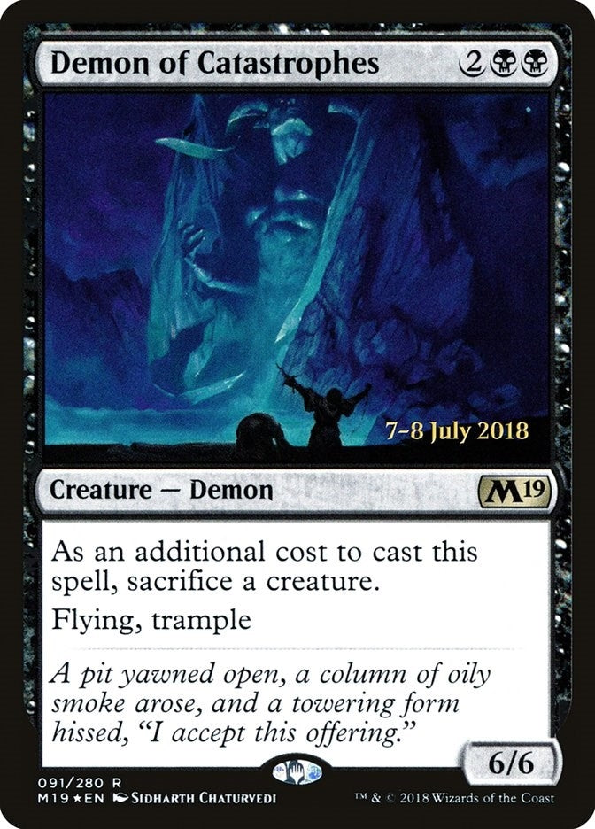 Demon of Catastrophes (91) [PRE] - MTG Single