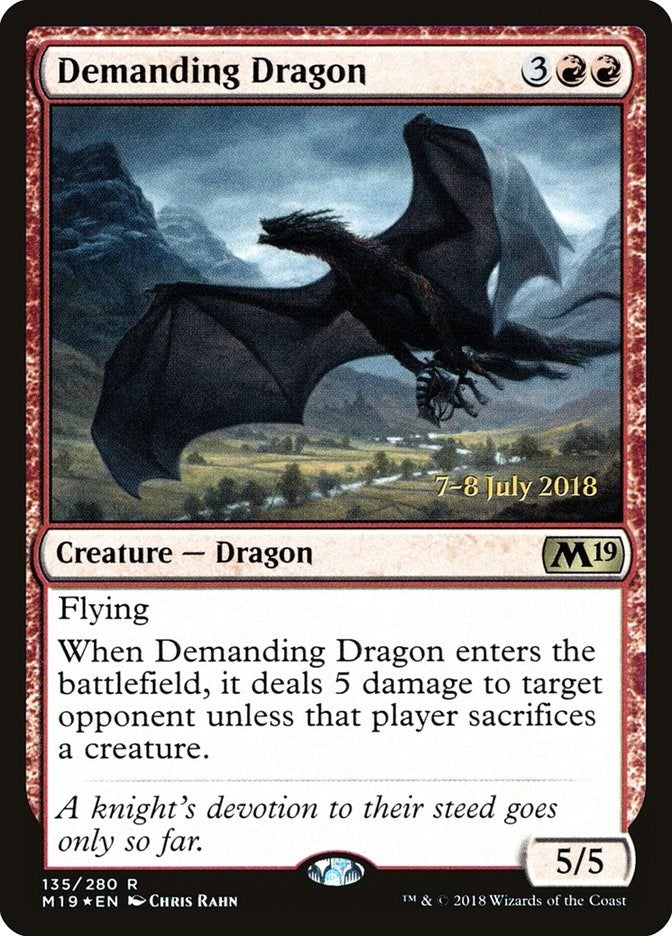 Demanding Dragon (135) [PRE] - MTG Single