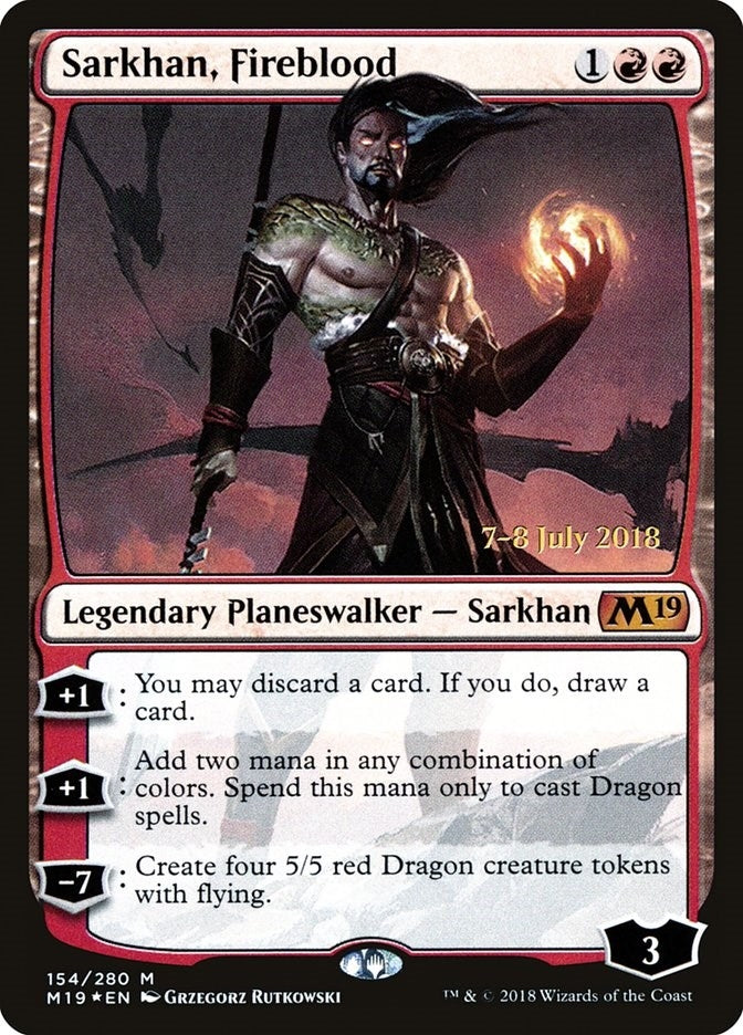 Sarkhan Fireblood (154) [PRE] - MTG Single