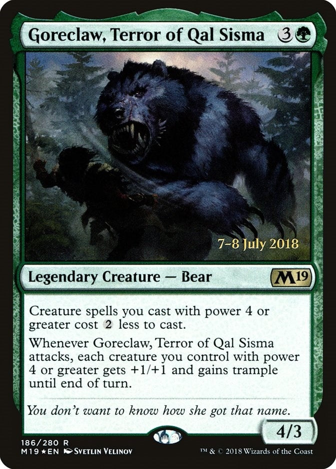Goreclaw Terror of Qal Sisma (186) [PRE] - MTG Single