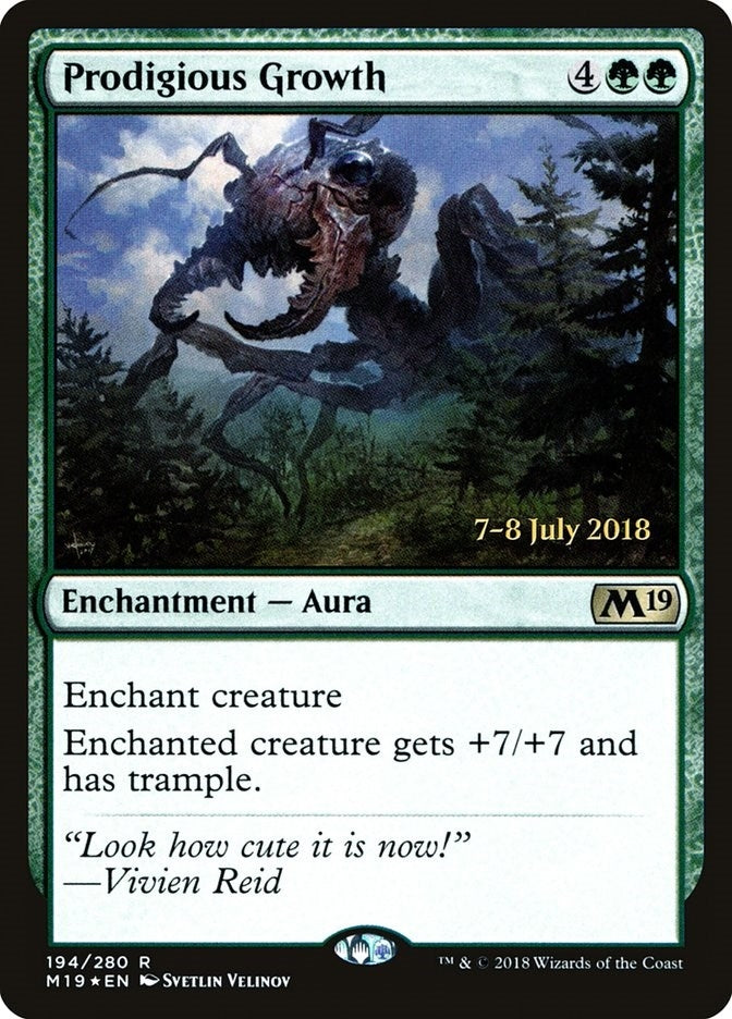 Prodigious Growth (194) [PRE] - MTG Single