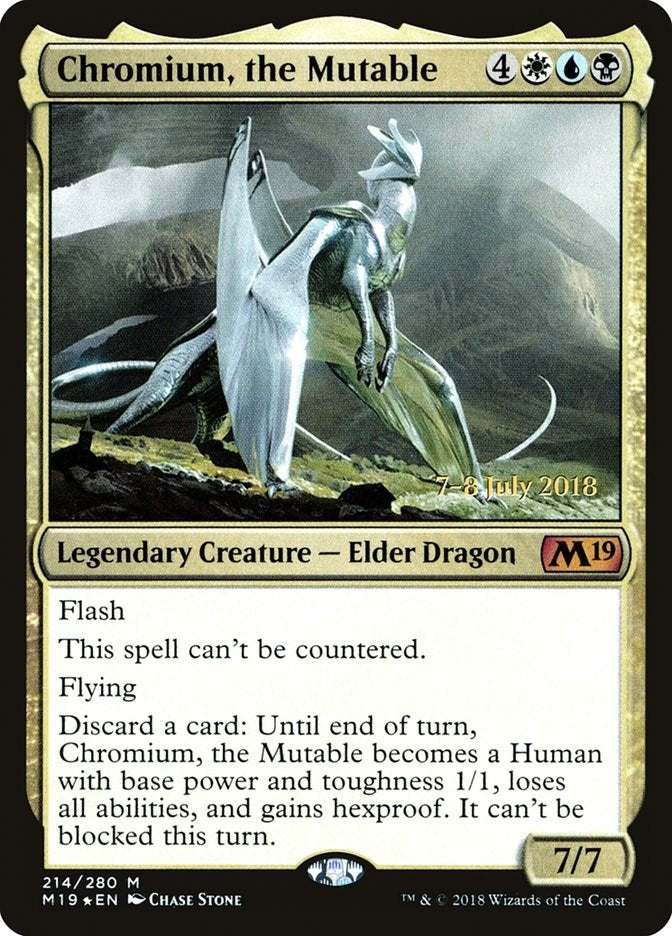Chromium the Mutable (214) [PRE] - MTG Single