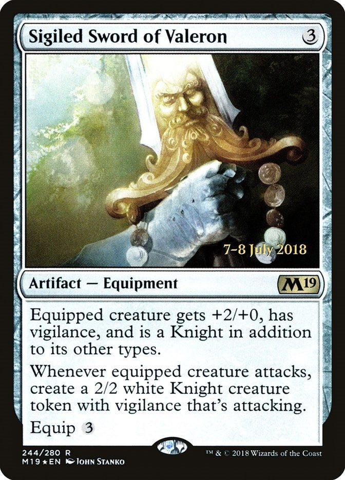Sigiled Sword of Valeron (244) [PRE] - MTG Single