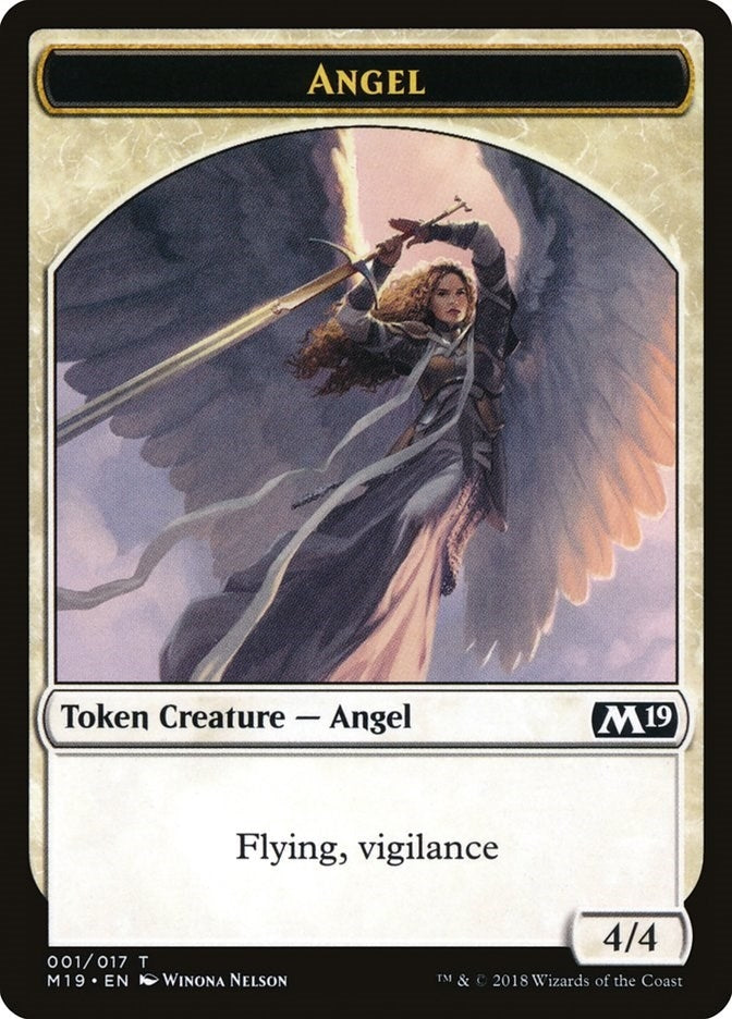 Angel Token (0) [M19] - MTG Single