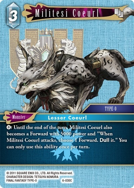 Militesi Coeurl (6) [OP6] - Final Fantasy TCG Single