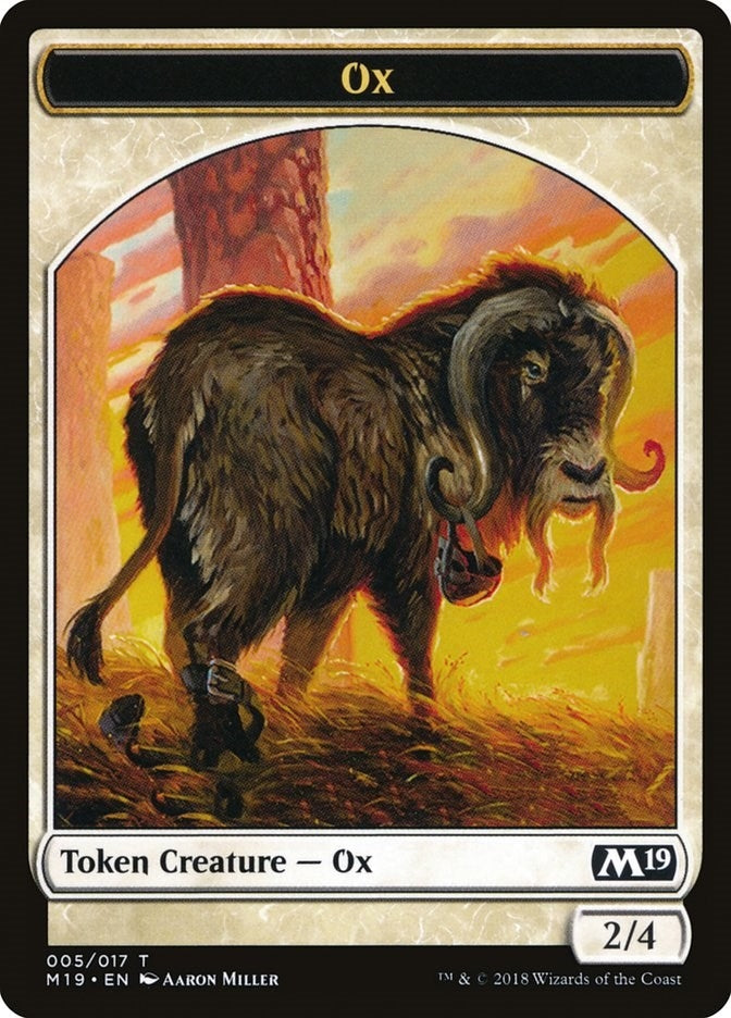 Ox Token (0) [M19] - MTG Single