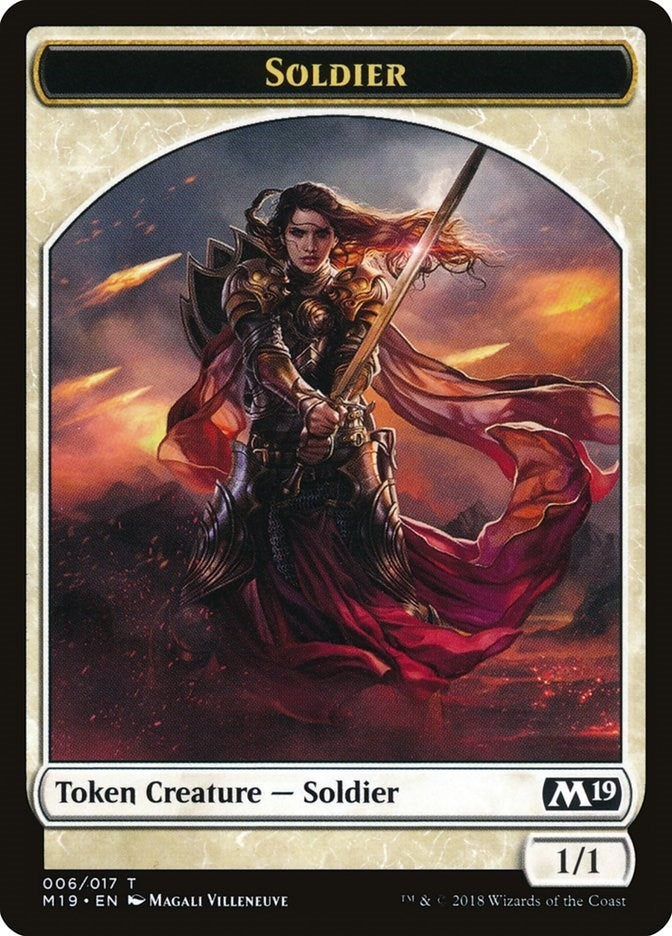 Soldier Token (0) [M19] - MTG Single