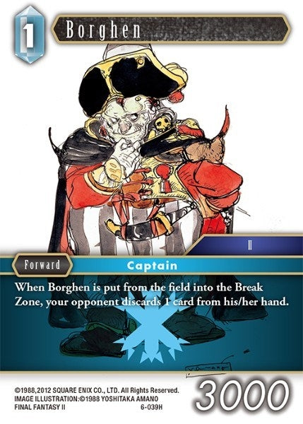 Borghen (6) [OP6] - Final Fantasy TCG Single