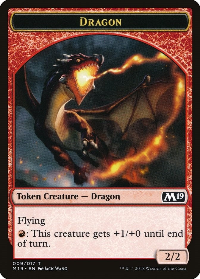 Dragon Token (009) (0) [M19] - MTG Single