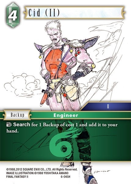 Cid (II) (6) [OP6] - Final Fantasy TCG Single