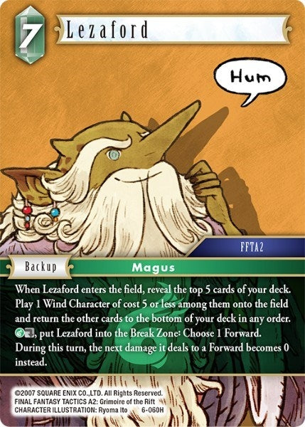 Lezaford (6) [OP6] - Final Fantasy TCG Single