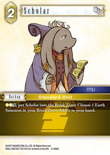 Scholar (FFTA2) (6) [OP6] - Final Fantasy TCG Single