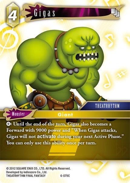 Gigas (6) [OP6] - Final Fantasy TCG Single