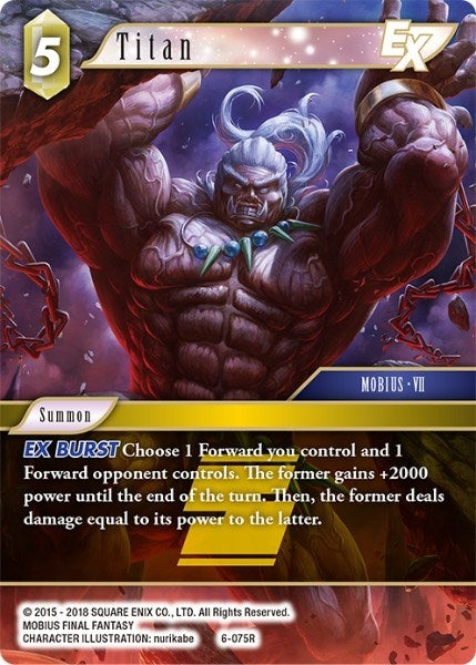 Titan (6) [OP6] - Final Fantasy TCG Single