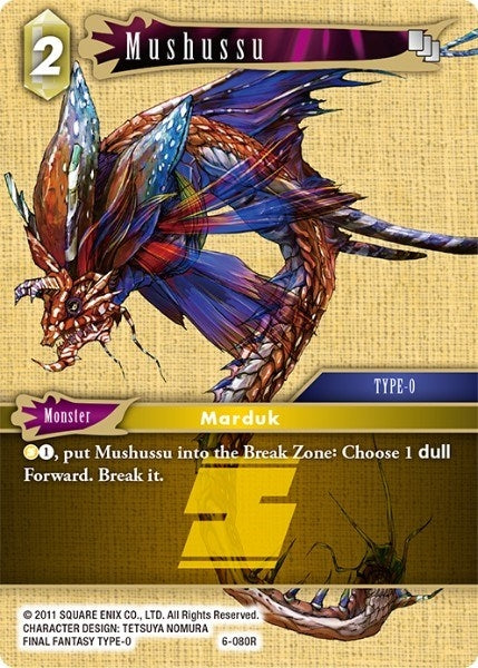 Mushussu (6) [OP6] - Final Fantasy TCG Single