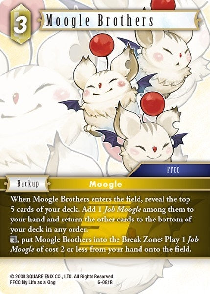 Moogle Brothers (6) [OP6] - Final Fantasy TCG Single