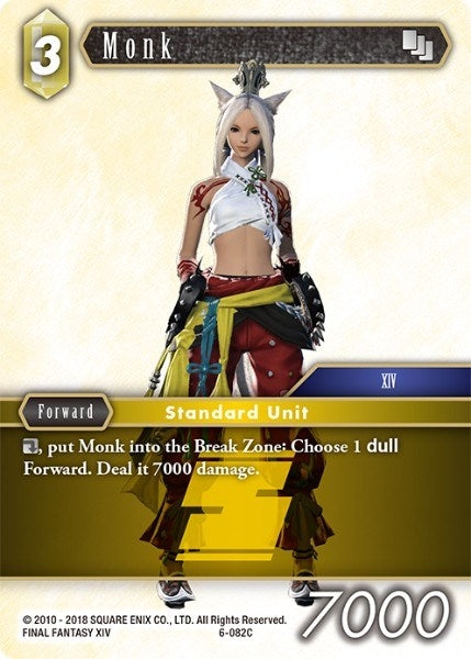 Monk (6) [OP6] - Final Fantasy TCG Single