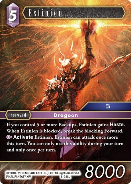 Estinien (6) [OP6] - Final Fantasy TCG Single